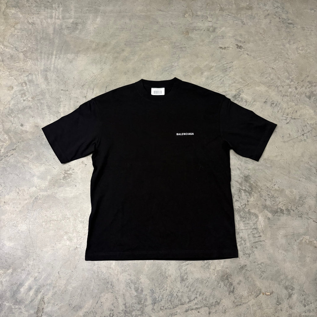 BALENCIAGA “LOGO/BLK” TEE