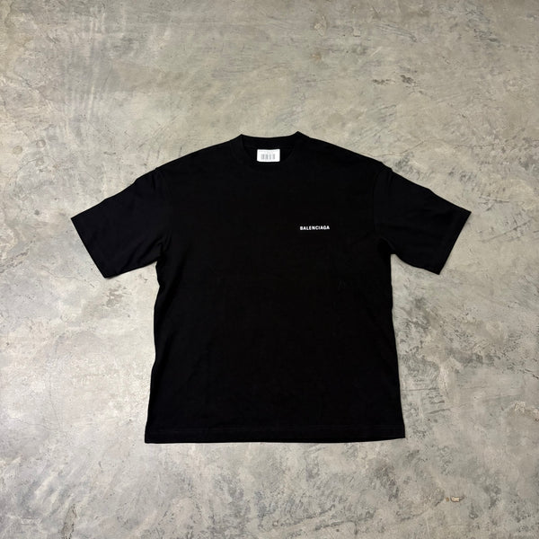 BALENCIAGA “LOGO/BLK” TEE
