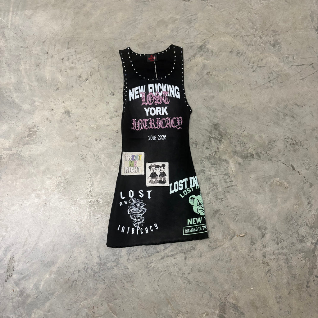 LOST INTRICACY “ NOT YOUR PROBLEM” DRESS
