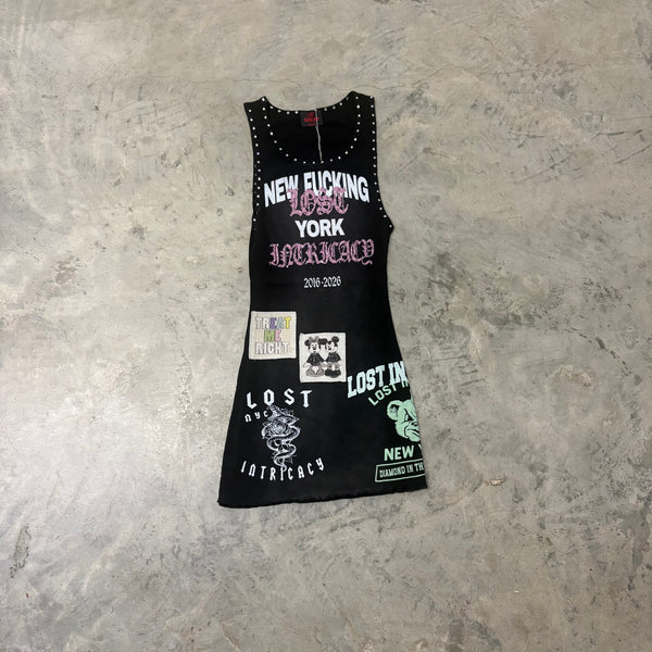 LOST INTRICACY “ NOT YOUR PROBLEM” DRESS