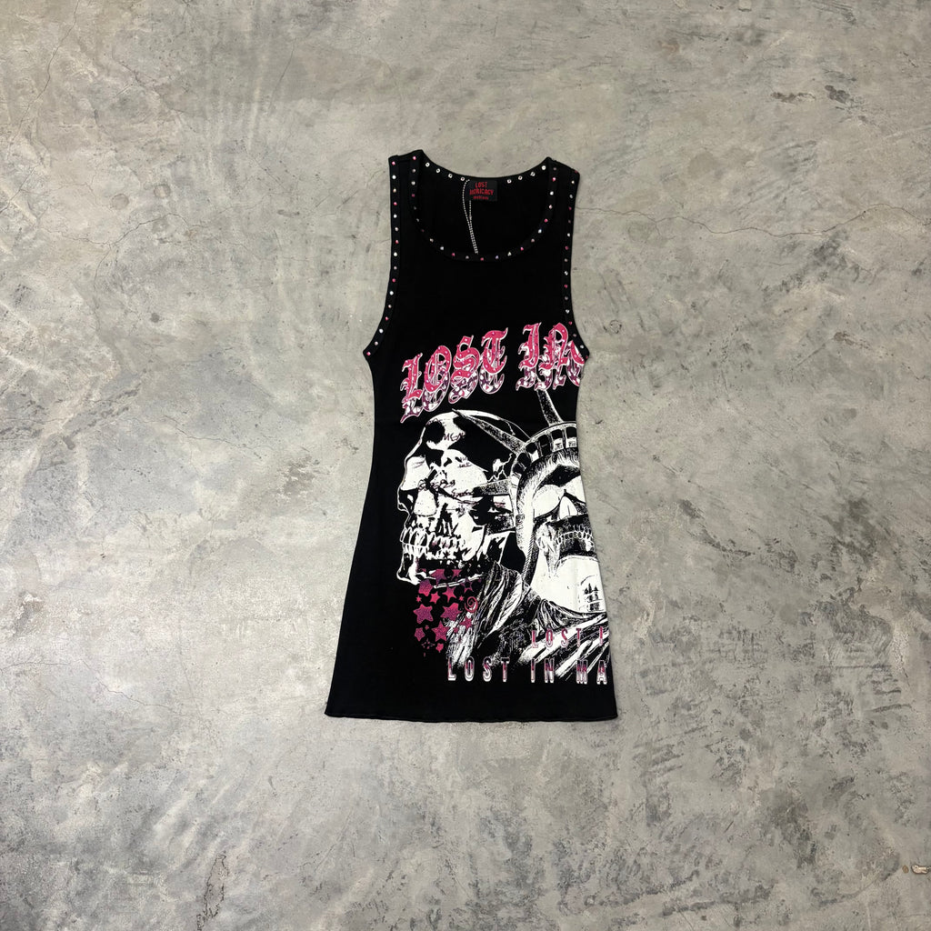 LOST INTRICACY “SKULL PINK DRESS” DRESS