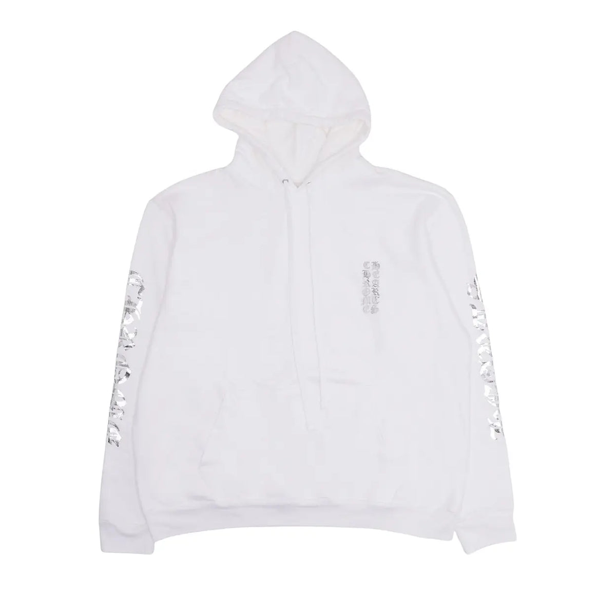 CHROME HEARTS VERTICAL LOGO WHT/SILVER
