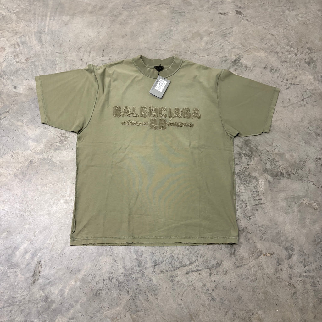 BALENCIAGA “INSIDE OUT GREEN” TEE