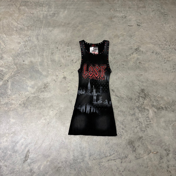 LOST INTRICACY “ SHADOWLINE” DRESS