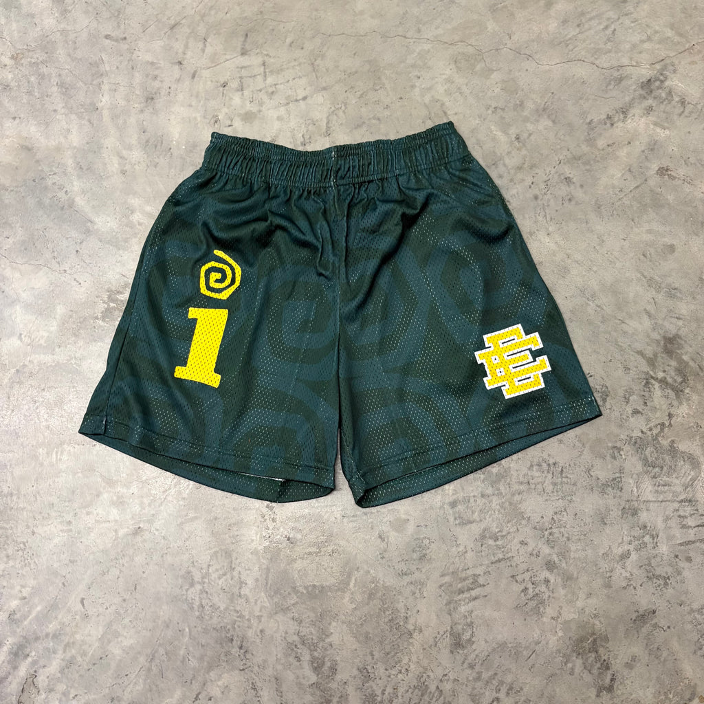 ERIC EMANUEL “INTERSCOPE GREEN/YLLW” SHORTS