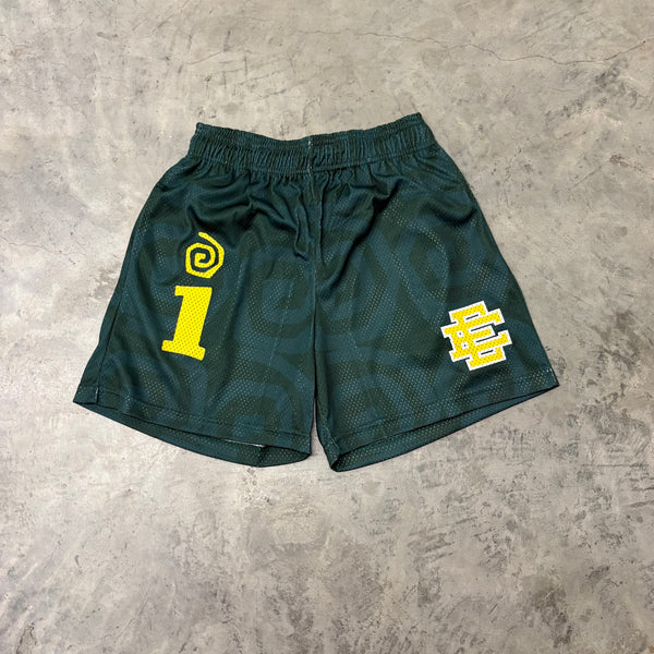 ERIC EMANUEL “INTERSCOPE GREEN/YLLW” SHORTS
