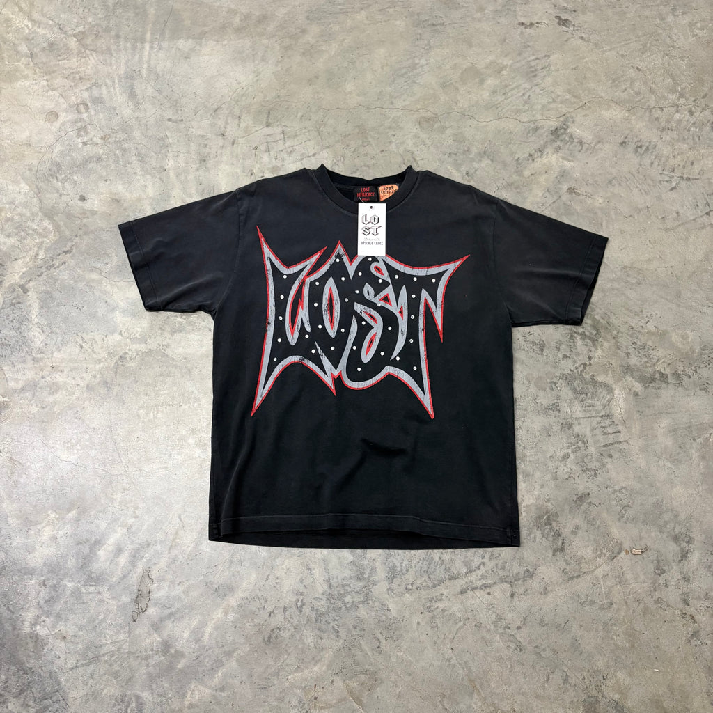 LOST INTRICACY “BLK/RED” OUTLINE TEE
