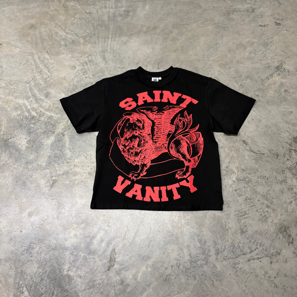 SAINT VANITY “GRIFFIN BLK/RED” TEE