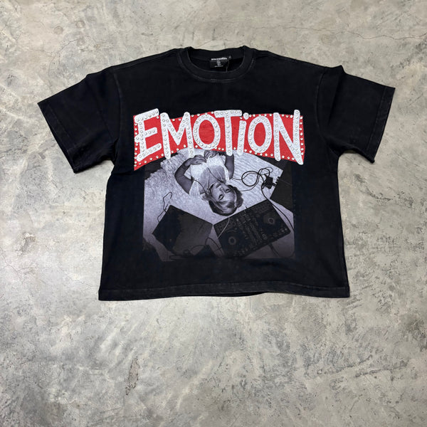 MIXED EMOTIONS “TUNES” BLACK TEE