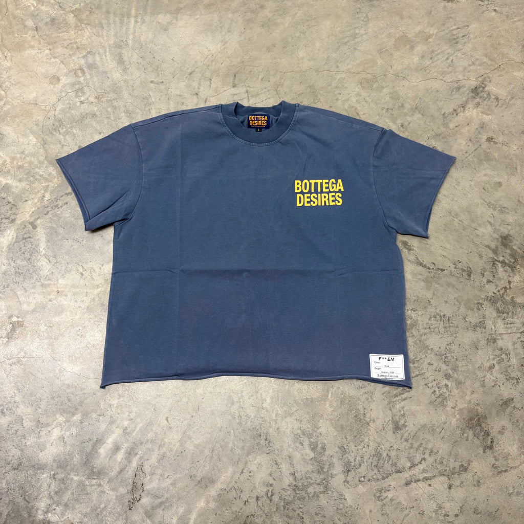 B. DESIRES “FU*K EM” BLUE TEE