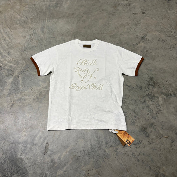BORC “PEARL WHITE/BROWN” TEE