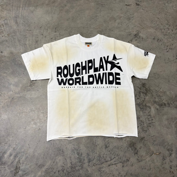 ROUGHPLAY “VINTAGE WHT/BLK” TEE