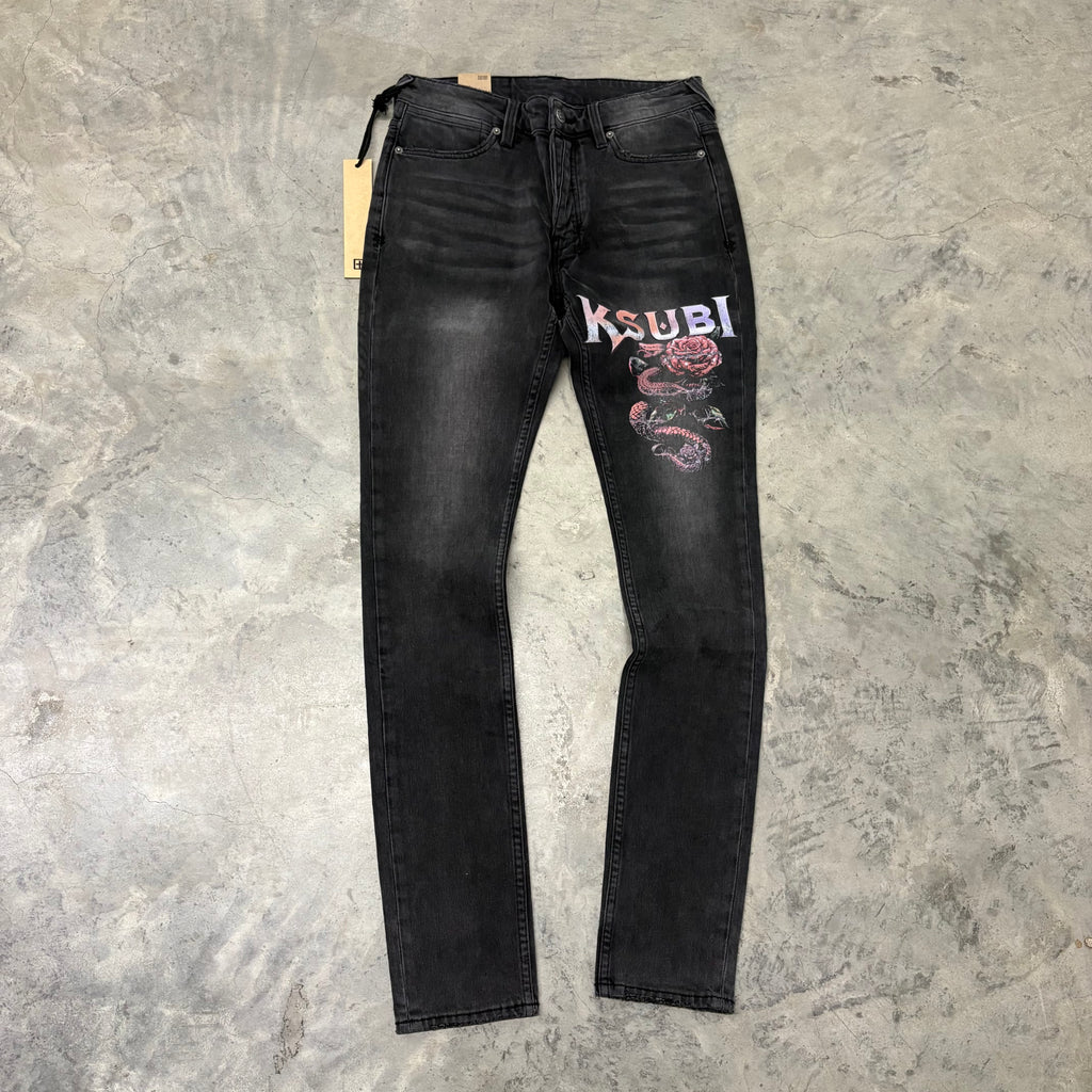 KSUBI VAN WINKLE “BLAKK METAL” JEANS