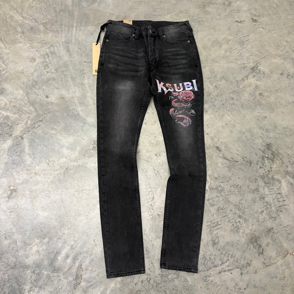 KSUBI VAN WINKLE “BLAKK METAL” JEANS