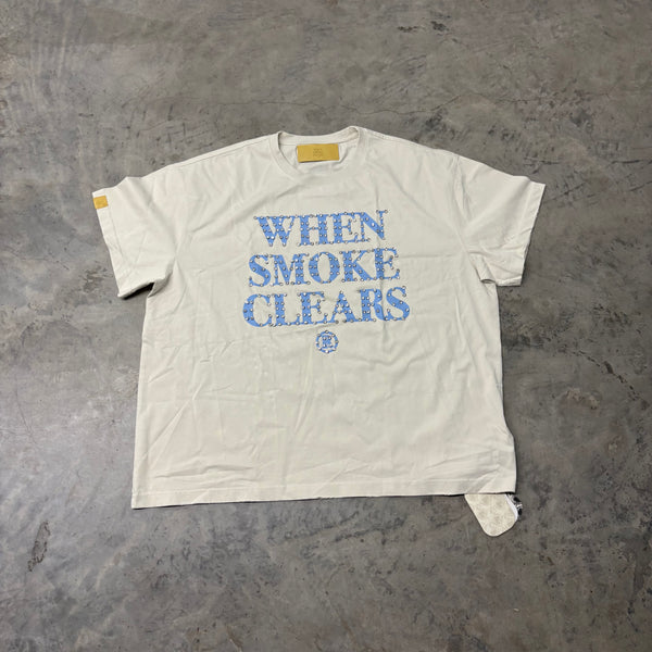 WHEN SMOKE CLEARS “ LOGO “ TEE