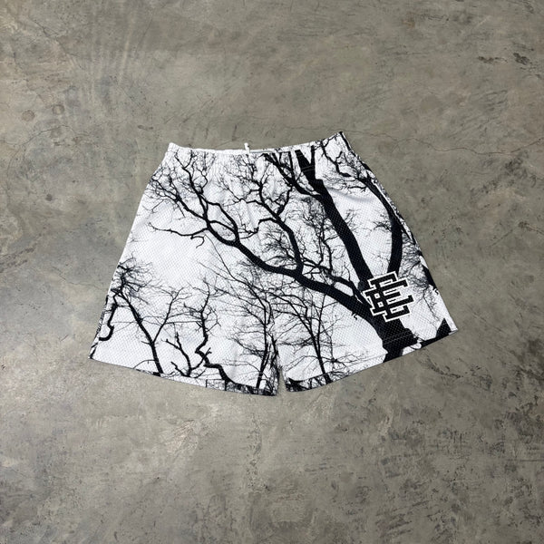 ERIC EMANUEL “WHT/BLK TREE” SHORTS