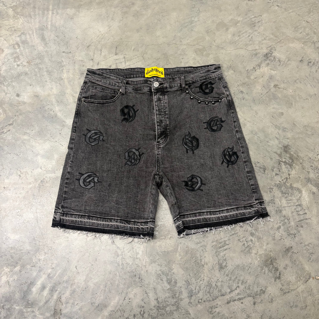 GODSPEED “MULTI-G BLK” JEAN SHORTS