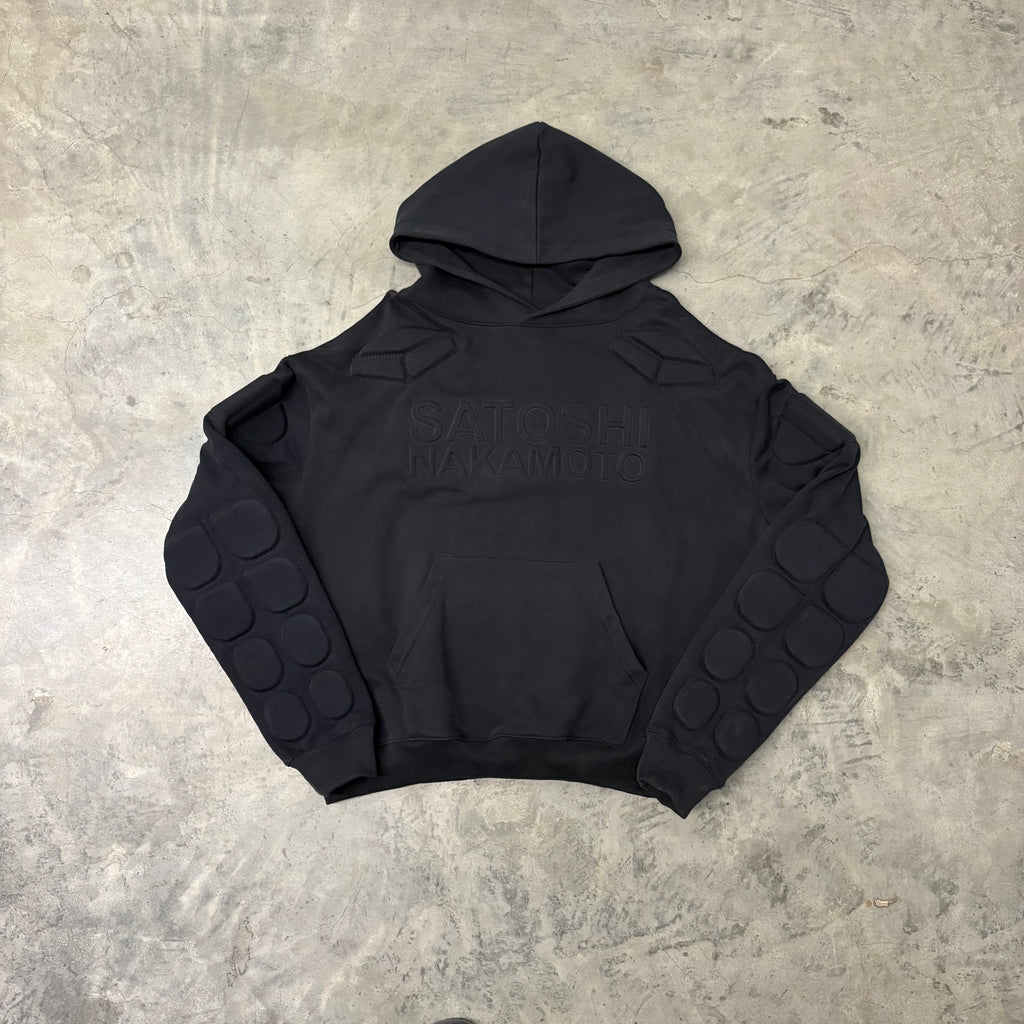 SATOSHI NAKAMOTO “BIKER” PULLOVER