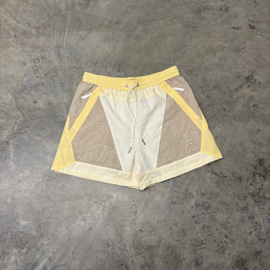 KITH “TURBO” BEIGE SHORTS