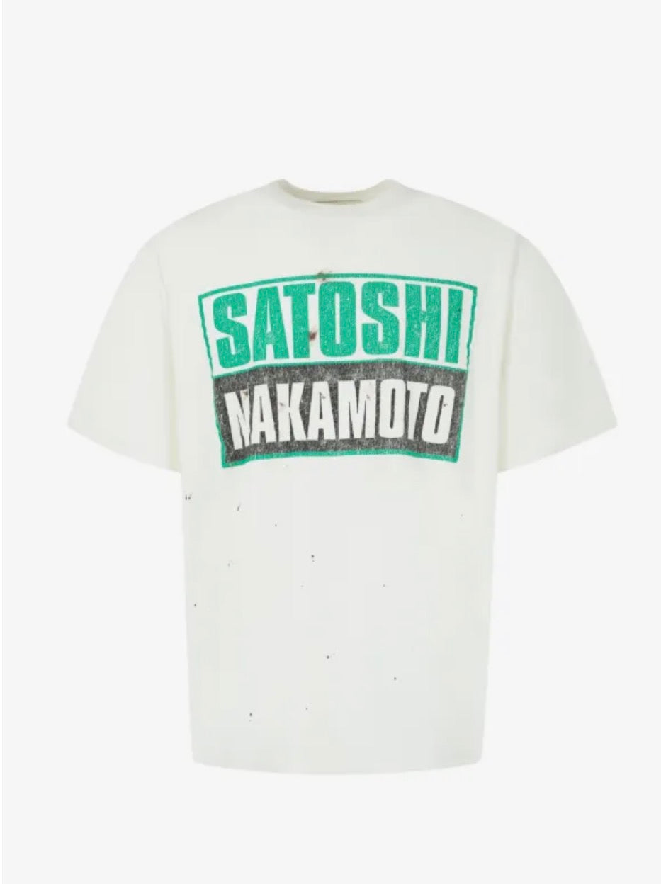 SATOSHI NAKAMOTO LOGO PRINT
