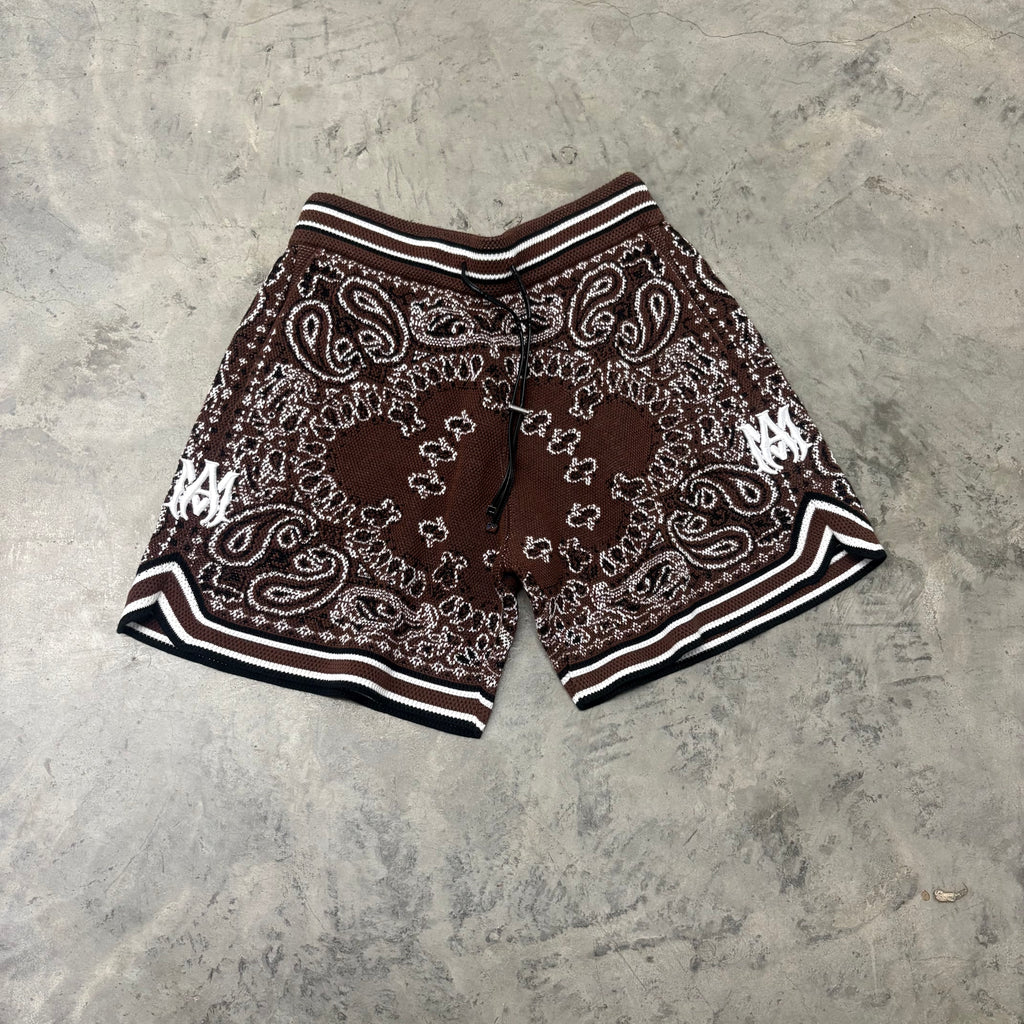 AMIRI “CASHMERE BROWN MA” SHORTS