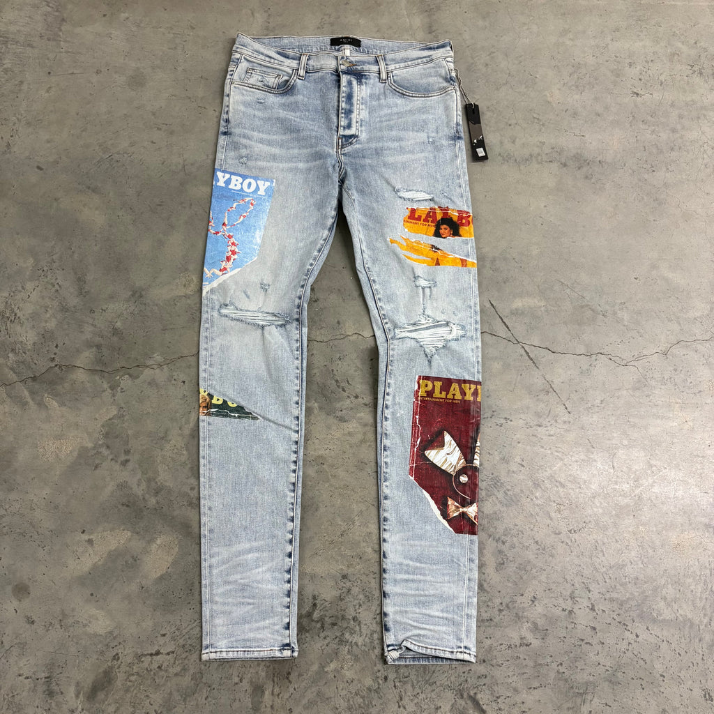 AMIRI JEANS “PL*YBOY” PATCH