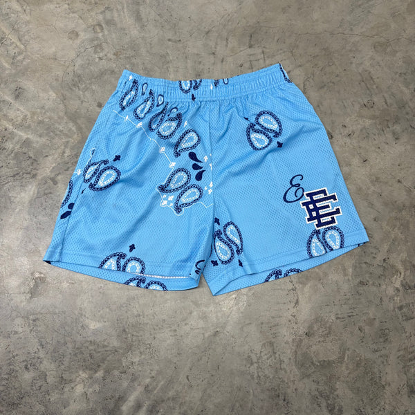 ERIC EMANUEL “SKY BLUE / PAISLEY” SHORTS