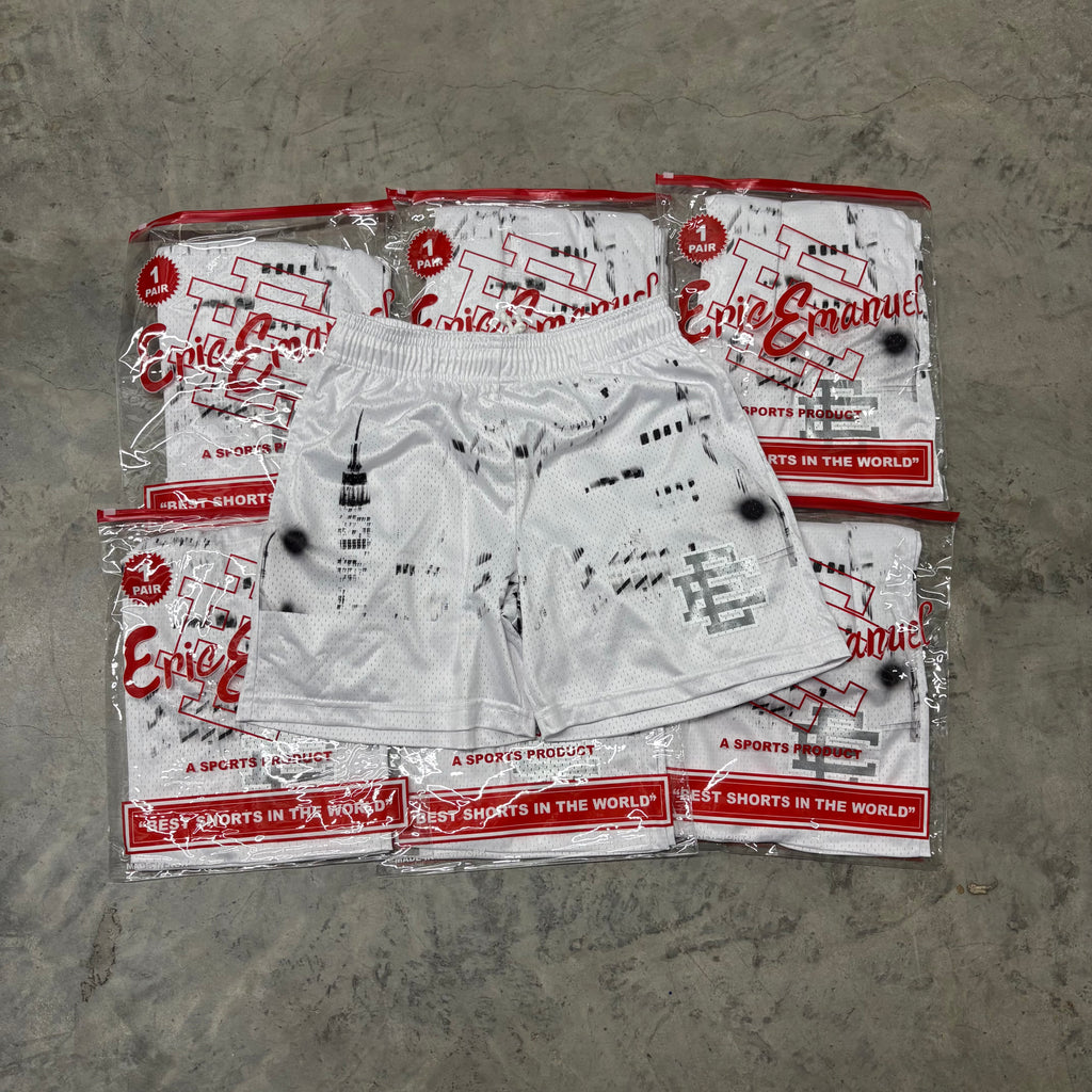 ERIC EMANUEL “SKYLINE/WHT” SHORTS