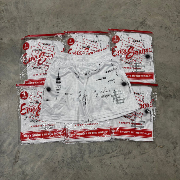 ERIC EMANUEL “SKYLINE/WHT” SHORTS