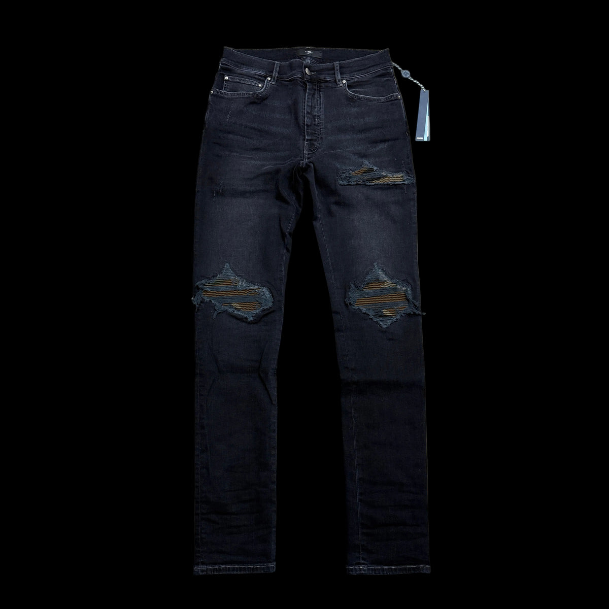 AMIRI JEANS MX1 CAMO PATCH