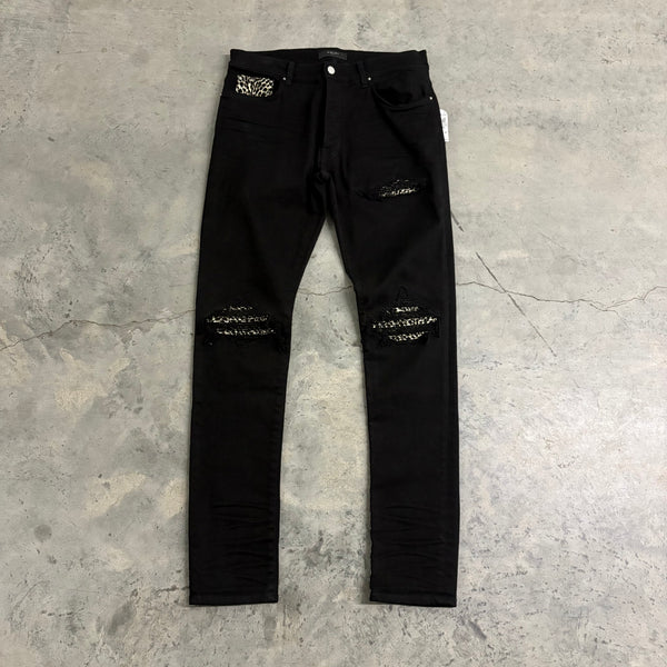 AMIRI JEANS “MX1 ZEBRA PATCH”