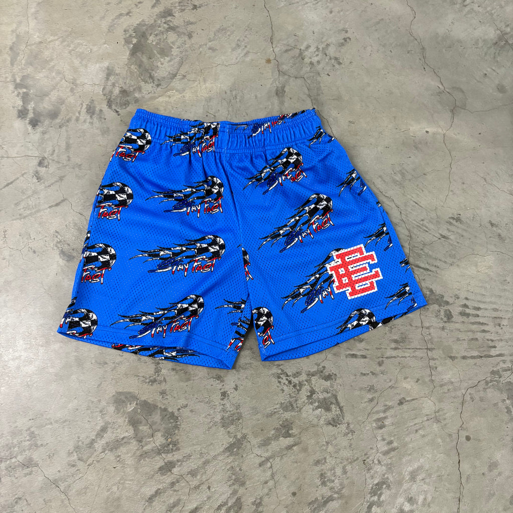 ERIC EMANUEL “STAY FAST BLUE MATTY BOY” SHORTS