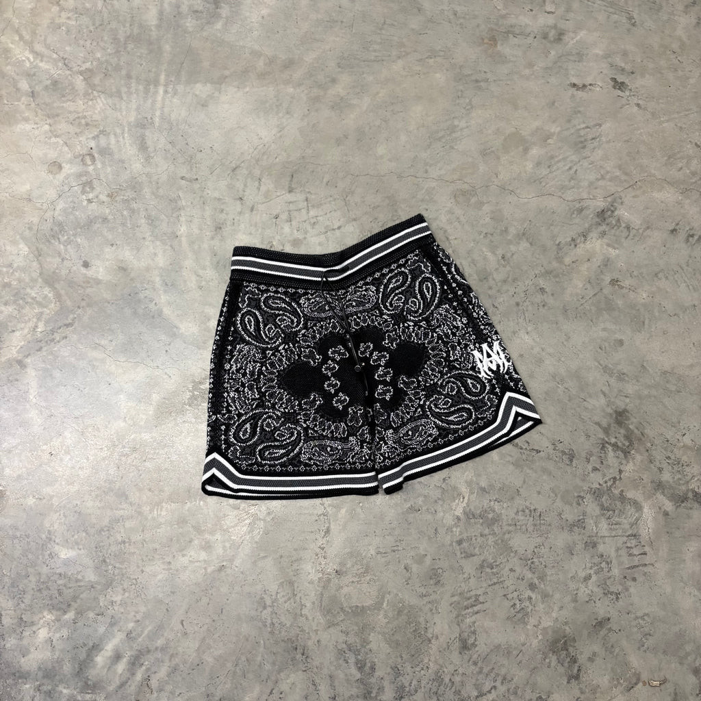 AMIRI “CASHMERE BLK/WHT” SHORTS