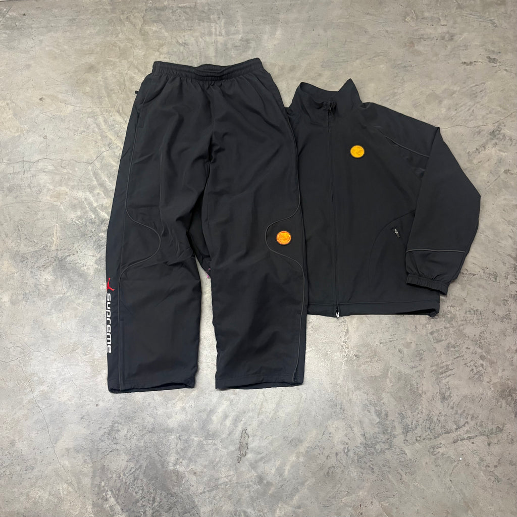 SUPREME X JORDAN “BLK AND RED” TRACKSUIT