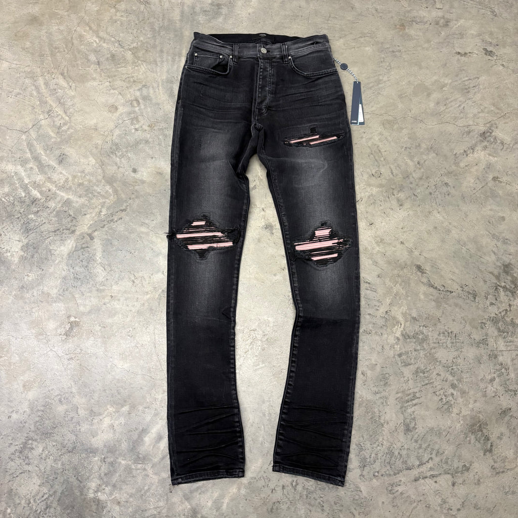 AMIRI JEANS “BLK/SALMON” MX1
