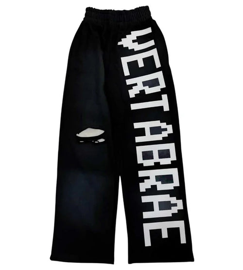 VERTABRAE LOGO SWEATS BLK/WHITE