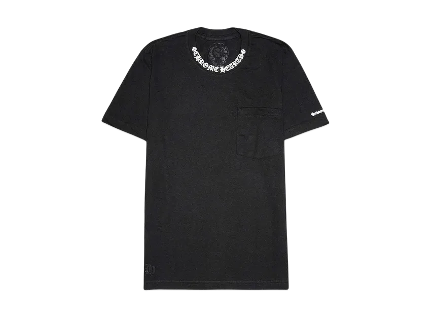 CHROME HEARTS NECK LOGO SHORT SHIRT
