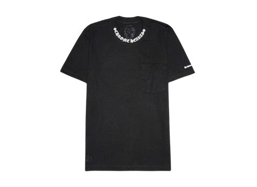 CHROME HEARTS NECK LOGO SHORT SHIRT