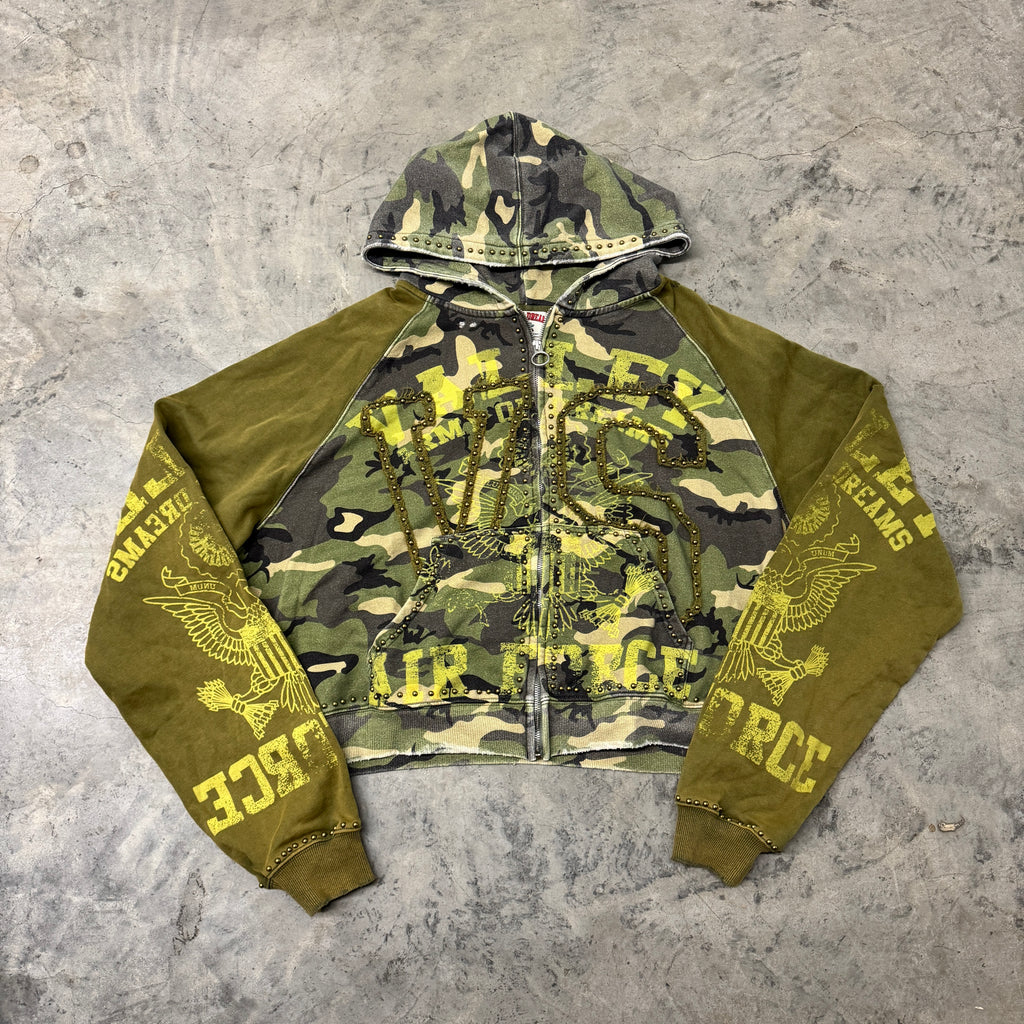 CRYSTAL CAMO TERRAIN ZIP UP