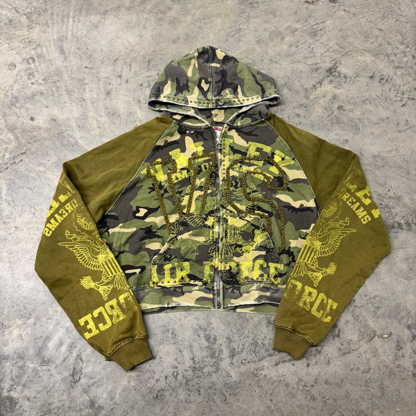CRYSTAL CAMO TERRAIN ZIP UP