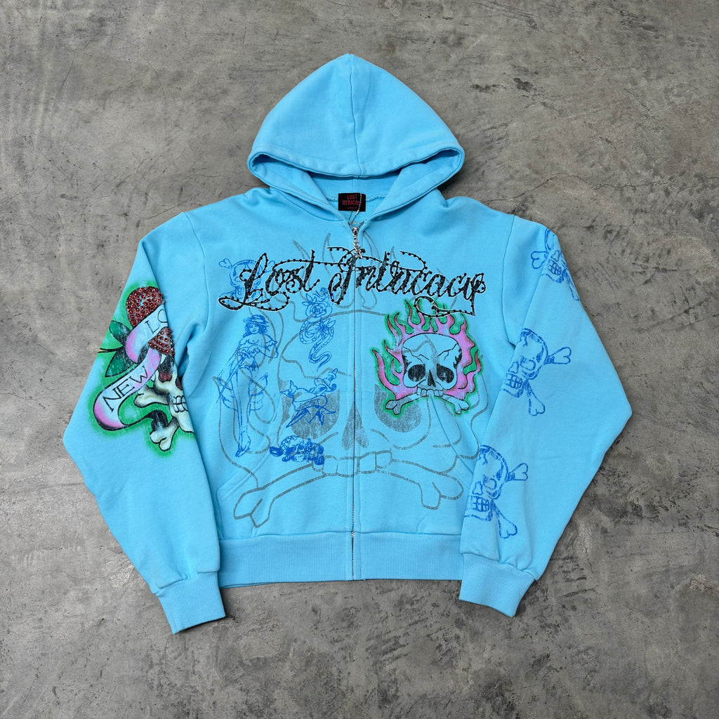 INK BONE ZIP UP LOST INTRICACY