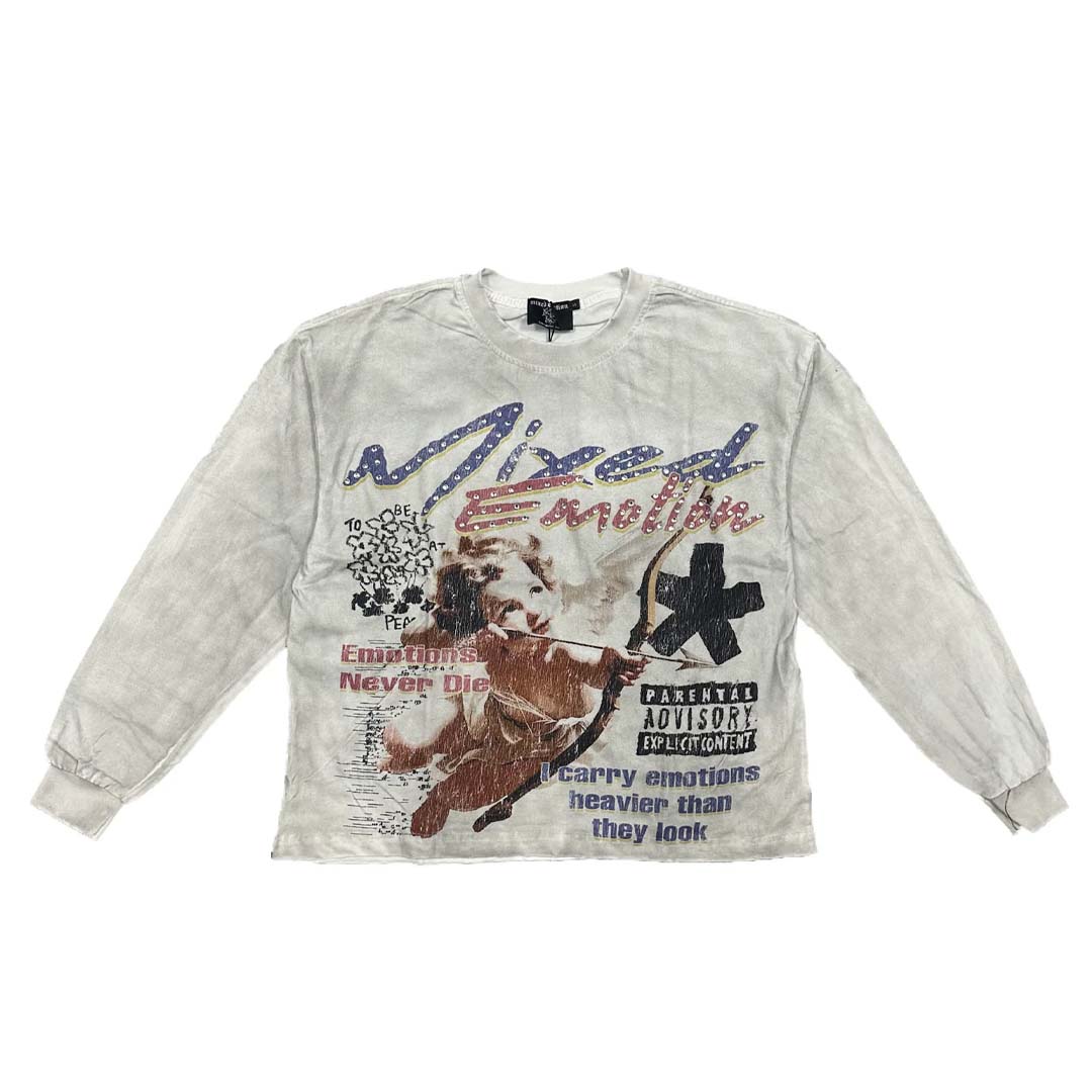 MIXED EMOTION TRIPLETS LONG-SLEEVE