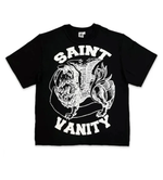 SAINT VANITY BLACK WHITE GRIFFIN TEE