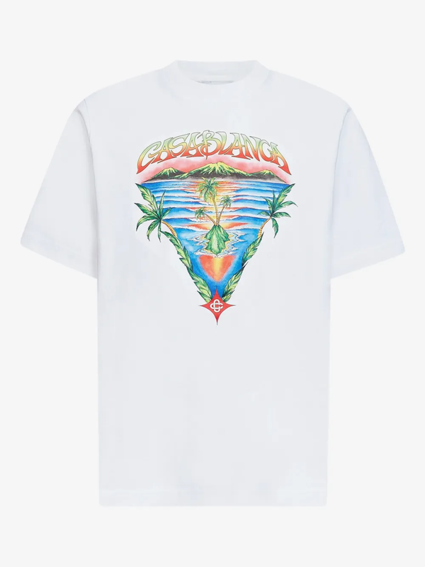 CASA BLANCA GRAPHIC TRIANGLE TEE