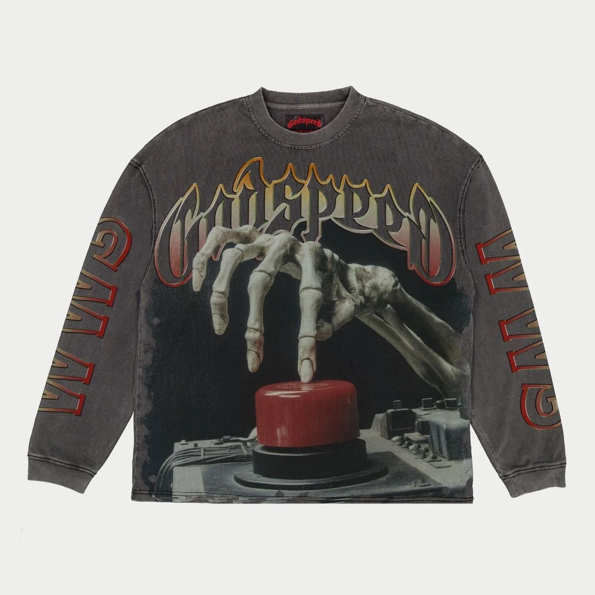 GODSPEED CODE RED GREY LONGSLEEVE