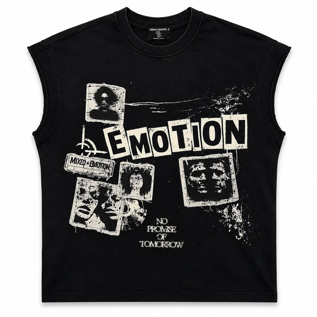 MIXED EMOTIONS NEWSPAPER TEE