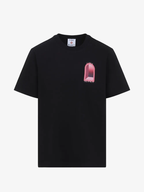 GRAPHIC BLK/PINK TEE