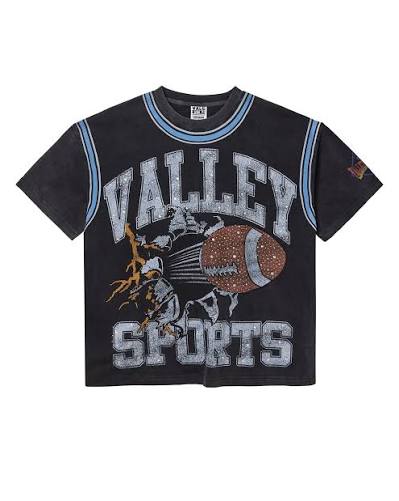 VALE FOOTBALL BLUE TEE
